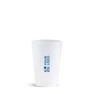 Gobelet réutilisable en plastique fabriqué en Europe, 200 ml