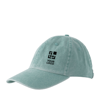 Casquette vintage non structurée à 6 panneaux en coton 250 g/m²