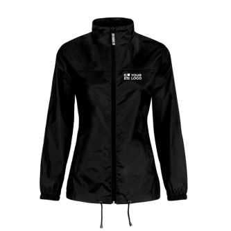 Coupe-vent ajustable pour femme en nylon déperlant B&C