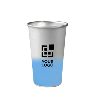 Gobelet en aluminium recyclé qui change de couleur, 450 ml