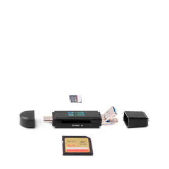 Dispositif de lecture de cartes SD via application avec zone d'impression