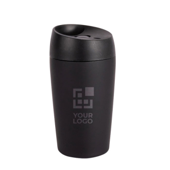 Verre à emporter unicolore compatible avec les machines à café 240ml avec zone d'impression
