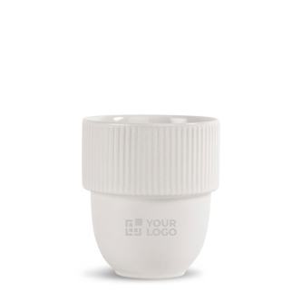 Tasse empilable au design original en plusieurs couleurs 270ml avec zone d'impression