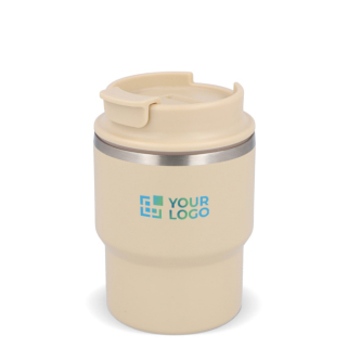 Tasse thermos à café de petite taille empilable à emporter 280 ml