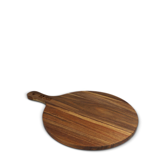 Planche en bois d'acacia idéal pour pizzas, sandwiches et tapas