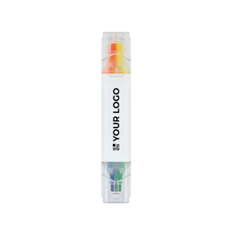 Surligneur 4 couleurs avec pointes biseautées