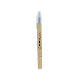 Stylo avec surligneur fluorescent et encre bleue rechargeable