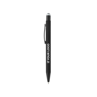 Stylo en métal avec pointeur coloré et logo gravé assorti avec zone d'impression