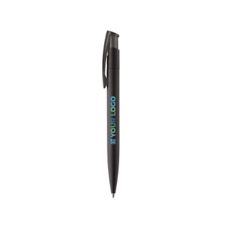 Stylo en plastique de couleurs avec finition soft-touch avec zone d'impression