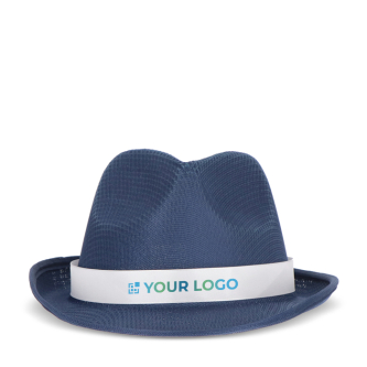 Chapeau en polyester, disponible en plusieurs couleurs vives
