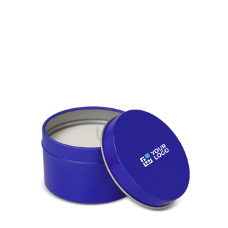 Bougie en cire végétale pot monochrome en acier recyclé circulaire