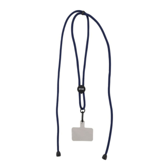 Lanière pour téléphone avec cordon ajustable en plusieurs couleurs avec zone d'impression