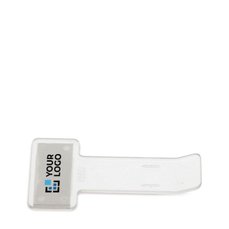 Support de voiture transparent pour utilisation du ticket de parking avec zone d'impression