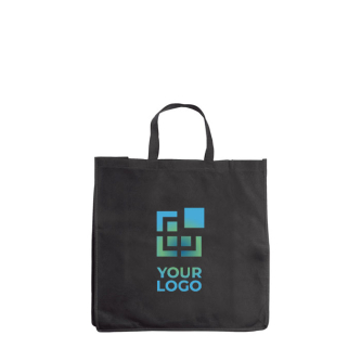 Grand sac non-tissé pour les courses en plusieurs couleurs 75 g/m² avec zone d'impression