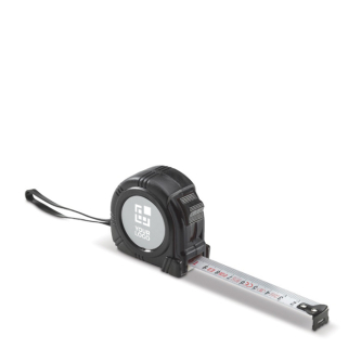Mètre ruban de 3 mètres en plusieurs couleurs avec clip pour ceinture avec zone d'impression