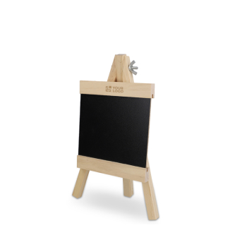 Tableau en chevalet en bois avec craie pour petits messages