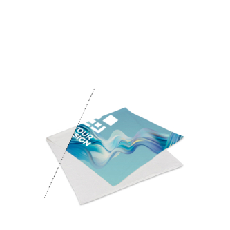 Serviette en coton et velours de polyester pour sublimation 100x180 cm