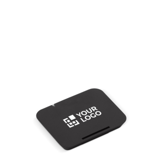 Chargeur sans fil et support avec finitions pour mobile 5W avec zone d'impression