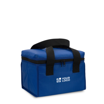 Grande glacière carrée en polyester avec anses pour le transport avec zone d'impression