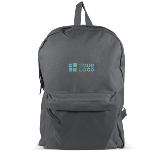 Classique sac à dos en RPET en plusieurs couleurs avec poche frontale avec zone d'impression
