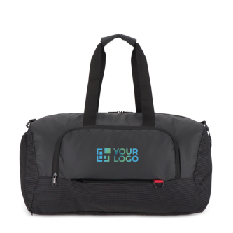 Sac de voyage en jacquard et PU avec compartiment pour chaussures