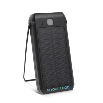 Batterie externe et lampe rechargeable à l'énergie solaire avec zone d'impression