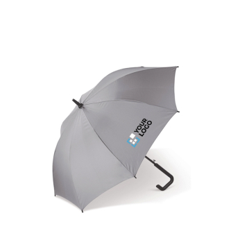 Parapluie avec poignée géométrique et anti-vent Ø106 avec zone d'impression