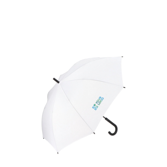 Parapluie multicolore avec poignée courbée noire Ø105