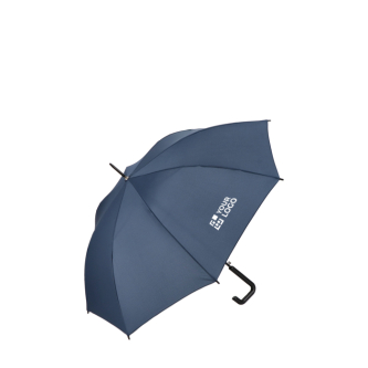 Parapluie classique avec poignée géométrique noire originale Ø103