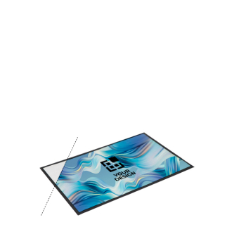 Paillasson rectangulaire avec support antidérapant 60x90 cm