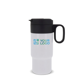 Gobelet en acier inoxydable avec couvercle servant de tasse 300ml avec zone d'impression