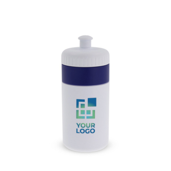 Gourde de sport sans BPA avec détail coloré 500ml avec zone d'impression
