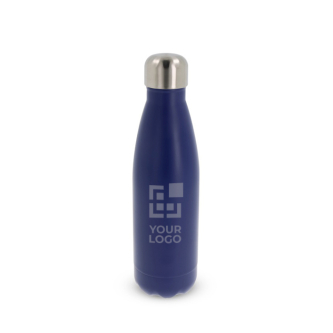 Gourde hermétique en acier inoxydable en plusieurs couleurs 500ml avec zone d'impression