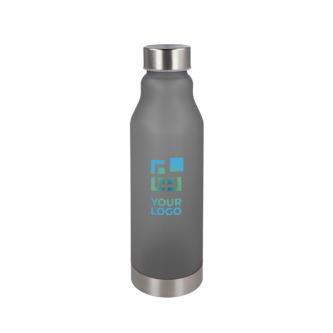 Gourde réutilisable en RPET anti-goutte avec finition givrée 600 ml