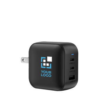 Chargeur ultra-rapide pour plusieurs pays avec 3 sorties 70W