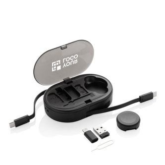 Set écologique de câbles de charge rétractables, multi-ports 60 W