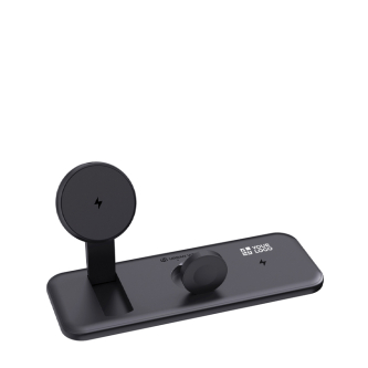Chargeur magnétique 3 en 1 avec charge sans fil magnétique 15W
