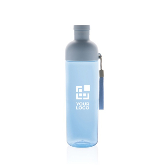 Bouteille en RPET avec bouchon démontable et dragonne 600ml