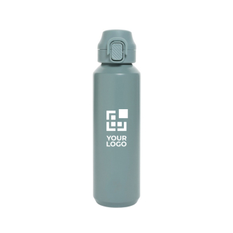 Gourde de sport en acier recyclé avec bouchon antifuite 600 ml