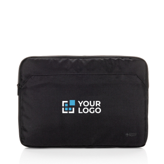 Housse en RPET avec doublure et poche frontale Swiss Peak, PC 15,6”