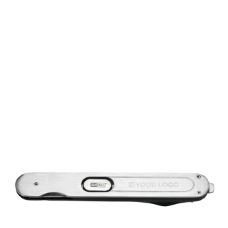 Tire-bouchon à mécanisme vertical en acier inoxydable PushPull AdHoc