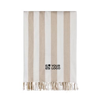 Serviette hammam familiale en coton recyclé 200 g/m² 180 x 180 cm