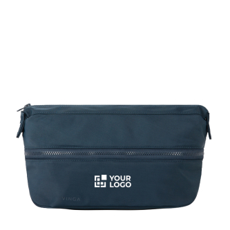 Trousse de toilette extensible en plastique recyclé avec zip 7 L