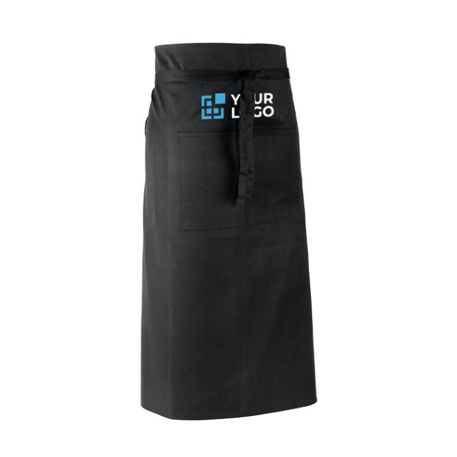 Tablier personnalisé avec un large logo avec zone d'impression