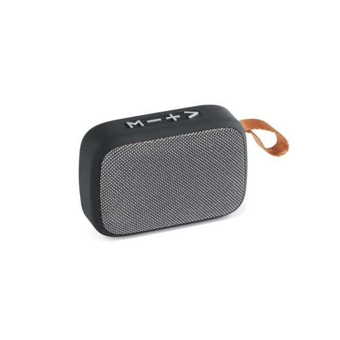 Enceinte Bluetooth minimaliste avec sangle couleur gris