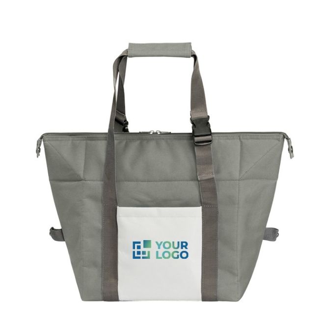Sac isotherme personnalisable double forme avec zone d'impression