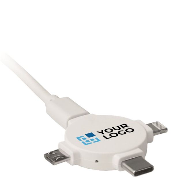 Adapteur avec câble personnalisé 3 en 1