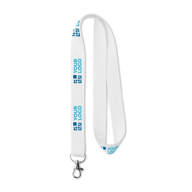 Tour de cou personnalisé en fibre de bambou avec zone d'impression