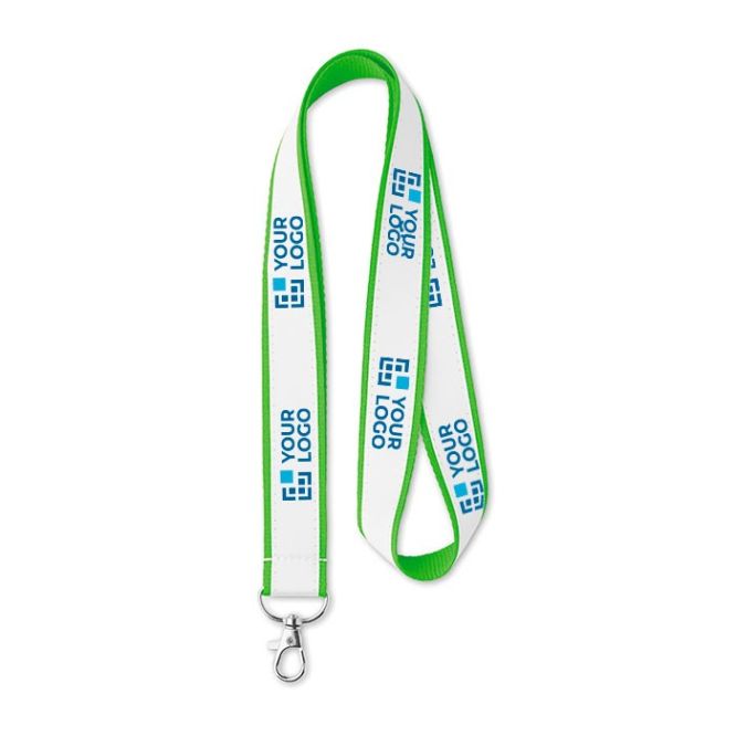 Tour de cou avec couche en satin et sublimation avec zone d'impression