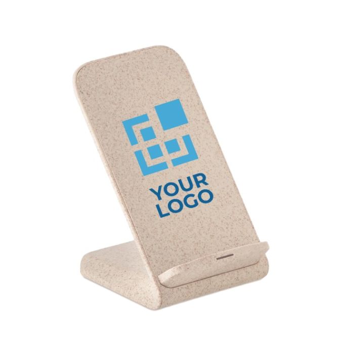 Batterie de secours personnalisable sans fil couleur beige